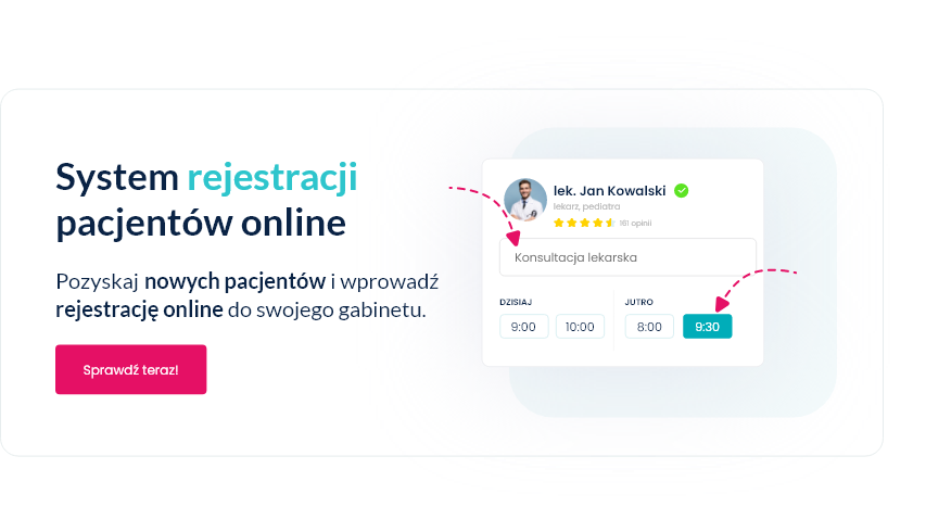 System rejestracji pacjentów online