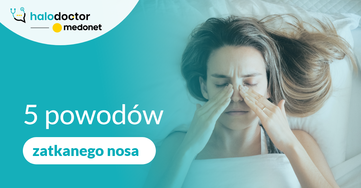 5 powodów zatkanego nosa